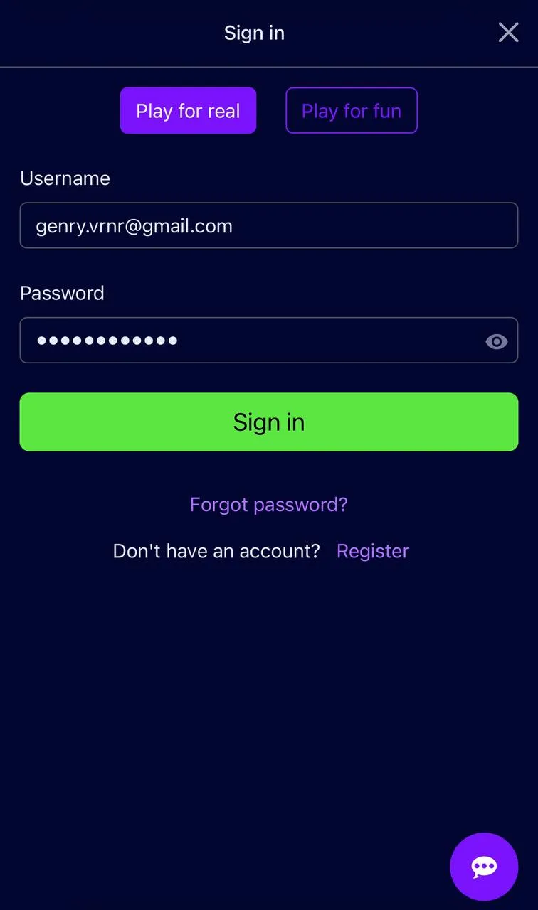 Royal Planet Casino login process